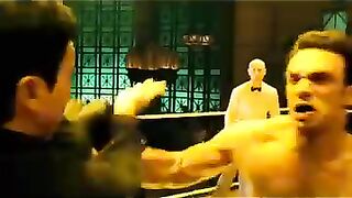 Bruce Lee Techer Duels With British Boxing Champion