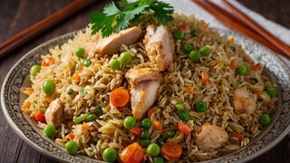 How To Making Nasi Goreng, The Indonesian Fried Rice In A Calm Evening