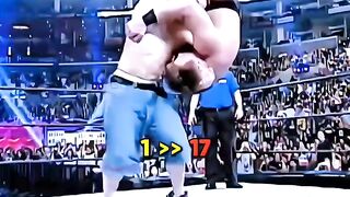 John Cena all time WWE chempionship victories