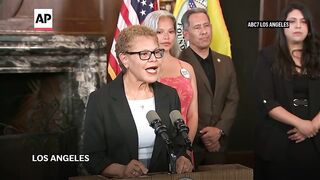 Los Angeles Mayor Karen Bass defends Alex Padilla after JD Vance called him 'Jose'.