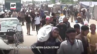 Each day, Palestinians in Gaza run a deadly gauntlet in hopes of getting food.