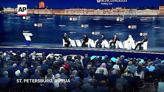 Putin says Russia has shared peace proposals with Israel and Iran.