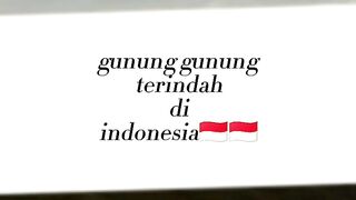 Video#10 gunung terindah di indonesia????????????????