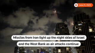 Iran Launches Missiles at Israel and West Bank Amid Escalating Conflict
