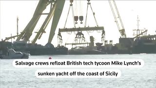 Bayesian Superyacht Recovery After Sicily Tragedy | Reuters Update