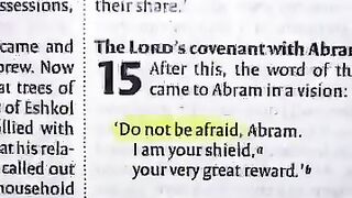The phrase 'DO NOT BE AFRAID' is repeated 365 times in the Bible!