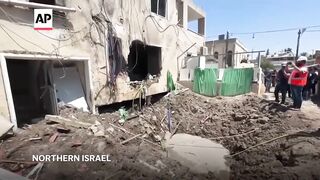 Building in northern Israel was hit by Iran drone, firefighter says.