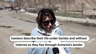 Iranians Flee Conflict Facing High Costs and Internet Blackout