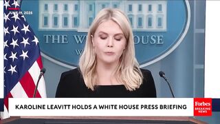 BREAKING NEWS_ Karoline Leavitt Reads New Statement From Trump About Plans For Iran.