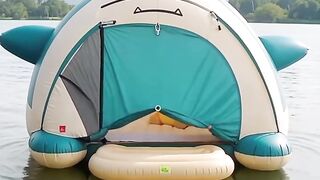 Girl Beautiful camping