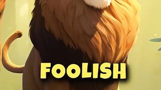 The Foolish Lion and the Clever Rabbit_ A Fun and Wise Moral Story for Kids _ AI Generated