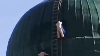 Cleaning Green doom Holy Masjid e Nabwi PBUH