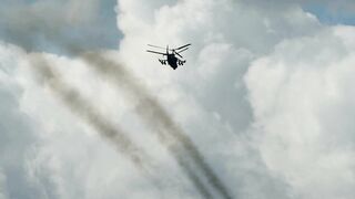 Combat Helicopter Firing