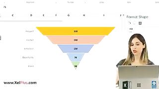 How to Create a Sales Funnel Chart in Excel (Not the _usual_ Funnel)(240P)