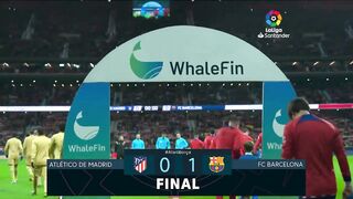Highlights Atlético de Madrid vs FC Barcelona (0-1)