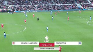 Mac Allister Double as Brighton Score FIVE | Middlesbrough 1-5 Brighton | Emirates FA Cup 2022-23
