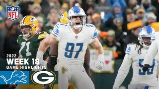 Detroit Lions vs Green Bay Packers | 2022 Week 18 Game Highlights #NFL #Football #AmericanFootball