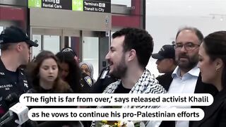 Mahmoud Khalil Pledges to Continue Pro-Palestinian Activism Post-Release