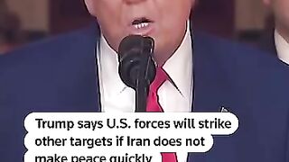 Trump Warns of More US Strikes on Iran Unless Peace Prevails