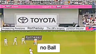 Bad luck for bumrah wicket but no ball