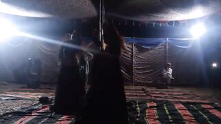 Girl dance on wedding