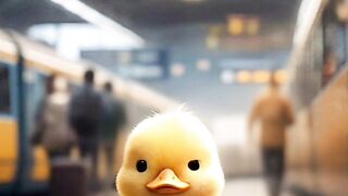 Cat and Duck Team Up to Save a Child – Unbelievable Rescue!"