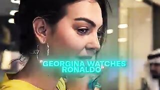 Georgina's reaction to celebration