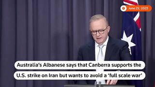 Australia Backs US Strike on Iran Calls for Diplomacy