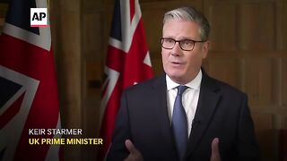 UK's Keir Starmer reacts to US strikes on Iran.