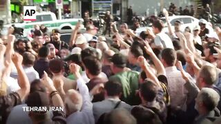 Protest held in Tehran after the US attacks Iran's nuclear sites.