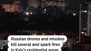 Deadly Russian Strikes Hit Kyiv Overnight Amid Escalating Conflict