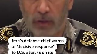 Iran Vows Decisive Response to US Military Strikes