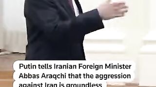 Putin Denounces US Aggression Towards Iran in Talks