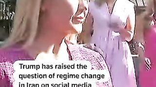 Trump Questions Possibility of Regime Change in Iran