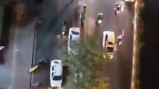 فرحة عارمة في طهران بعد استهداف القاعدة الأمريكية في قطر‼️