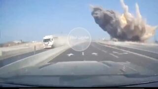 Video Detik-detik Rudal Iran Hantam Kota Ashdod, Israel