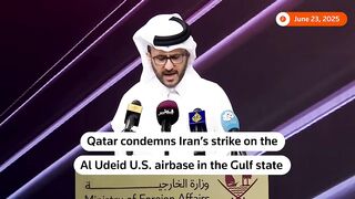 Qatar Denounces Iranian Missile Strike on US Al Udeid Airbase