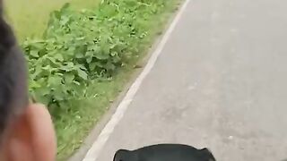 Motorcycle riding