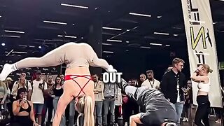 Reactions of People During a Workout Challenge