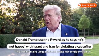 Trump Criticizes Israel and Iran Over Ceasefire Violations 2