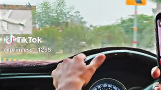 Car drive video virel