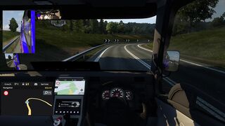 gameplay euro truck simulator mod typical Indonesian modified bus car