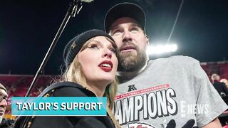Taylor Swift Supports Travis Kelce at Tight End University Event