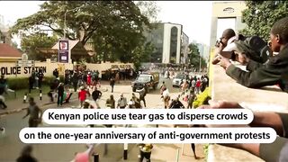 Kenya Police Deploy Teargas at June 25 Protest Anniversary