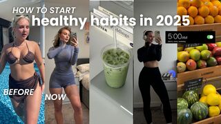In 2025, begin living a healthy lifestyle.