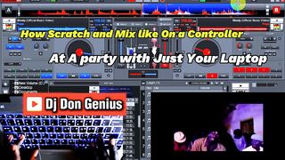 How to  Scratch Like A Pro Dj on a laptop Without