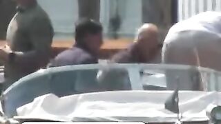 Jeff Bezos arrives in Venice for lavish wedding celebrations