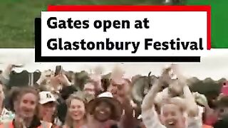 Glastonbury 2025 Gates Open with Eavis Welcome and Brass Band