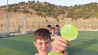 ASMR catching the ball With goalkeeper ????????????????