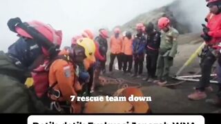 FULL VIDEO! Proses Evakuasi WNA Brasil Tewas di Gunung Rinjani
